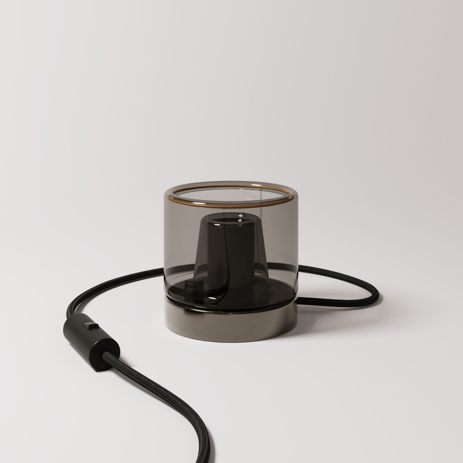 Lampada da tavolo Posaluce Ghost - Nero perla